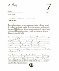 Natuurlijk geïnspireerd scheurkalender 2023